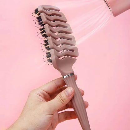 Brosse à cheveux antistatique