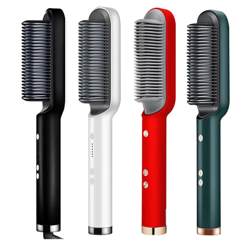 Brosse lissante électrique professionnelle en céramique à chauffage rapide